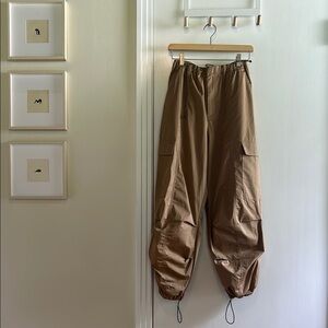 Zara: Women's Brown Cargo Pants